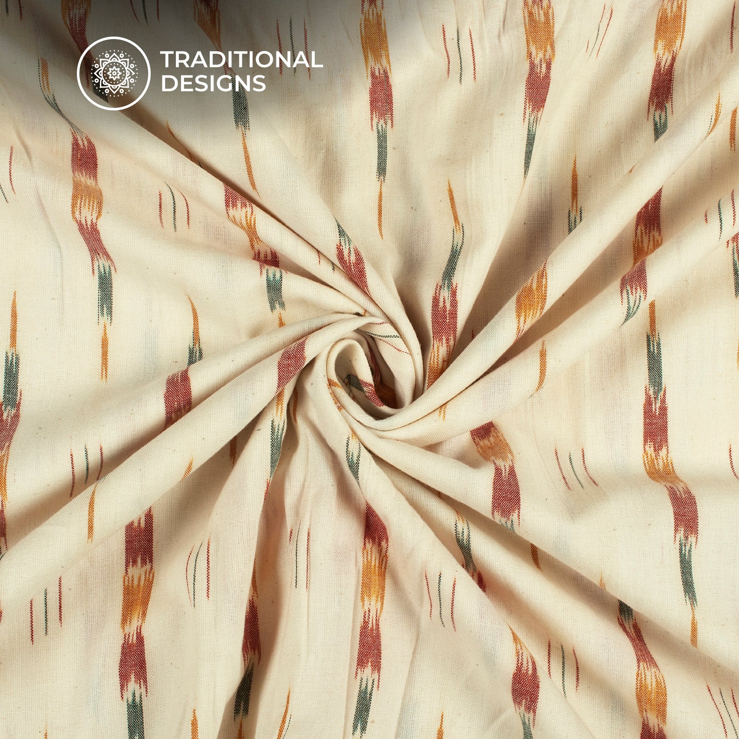 Pre-Washed Pochampally Ikat Cotton Fabric