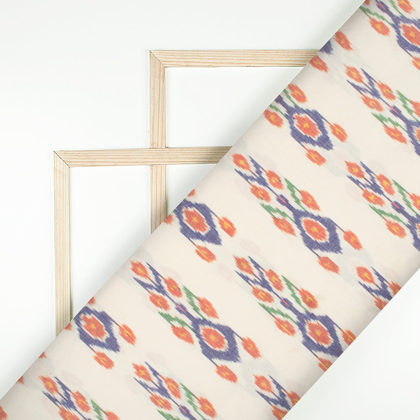 Pre-Washed Pochampally Ikat Cotton Fabric