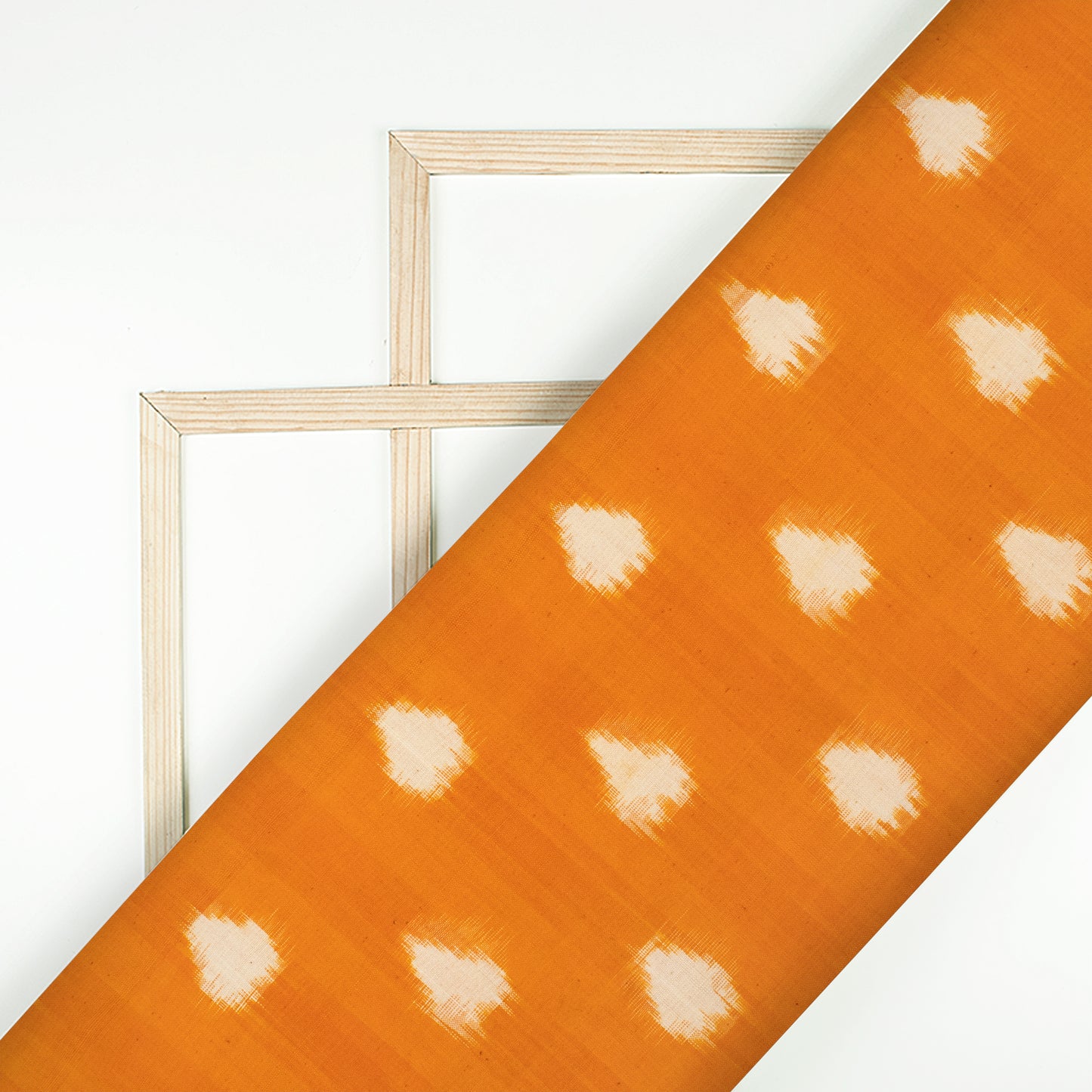Pre-Washed Pochampally Double Ikat Cotton Fabric