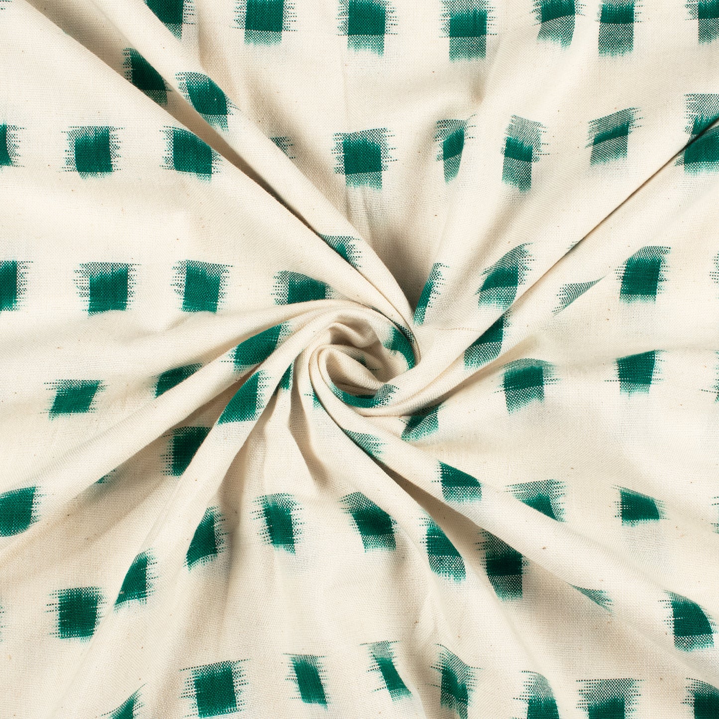 Pre-Washed Pochampally Double Ikat Cotton Fabric