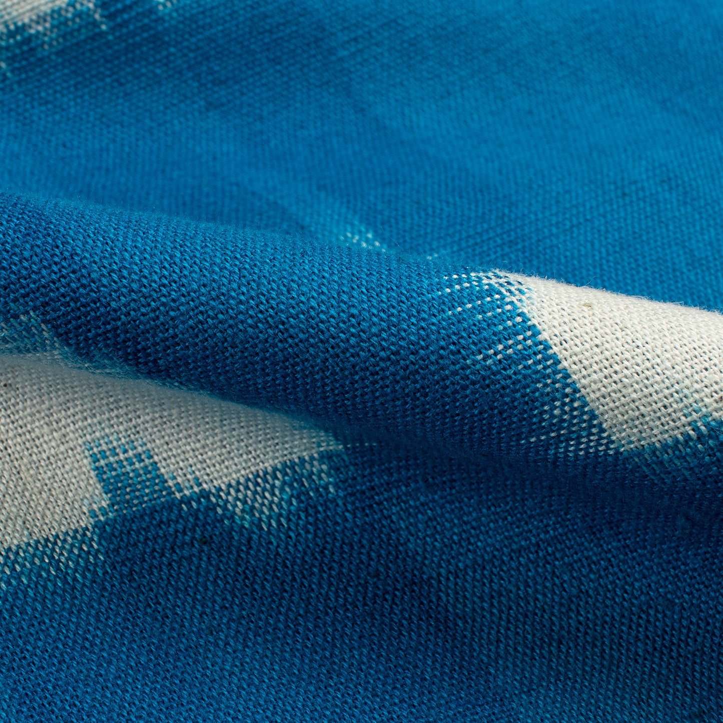 Pre-Washed Pochampally Double Ikat Cotton Fabric