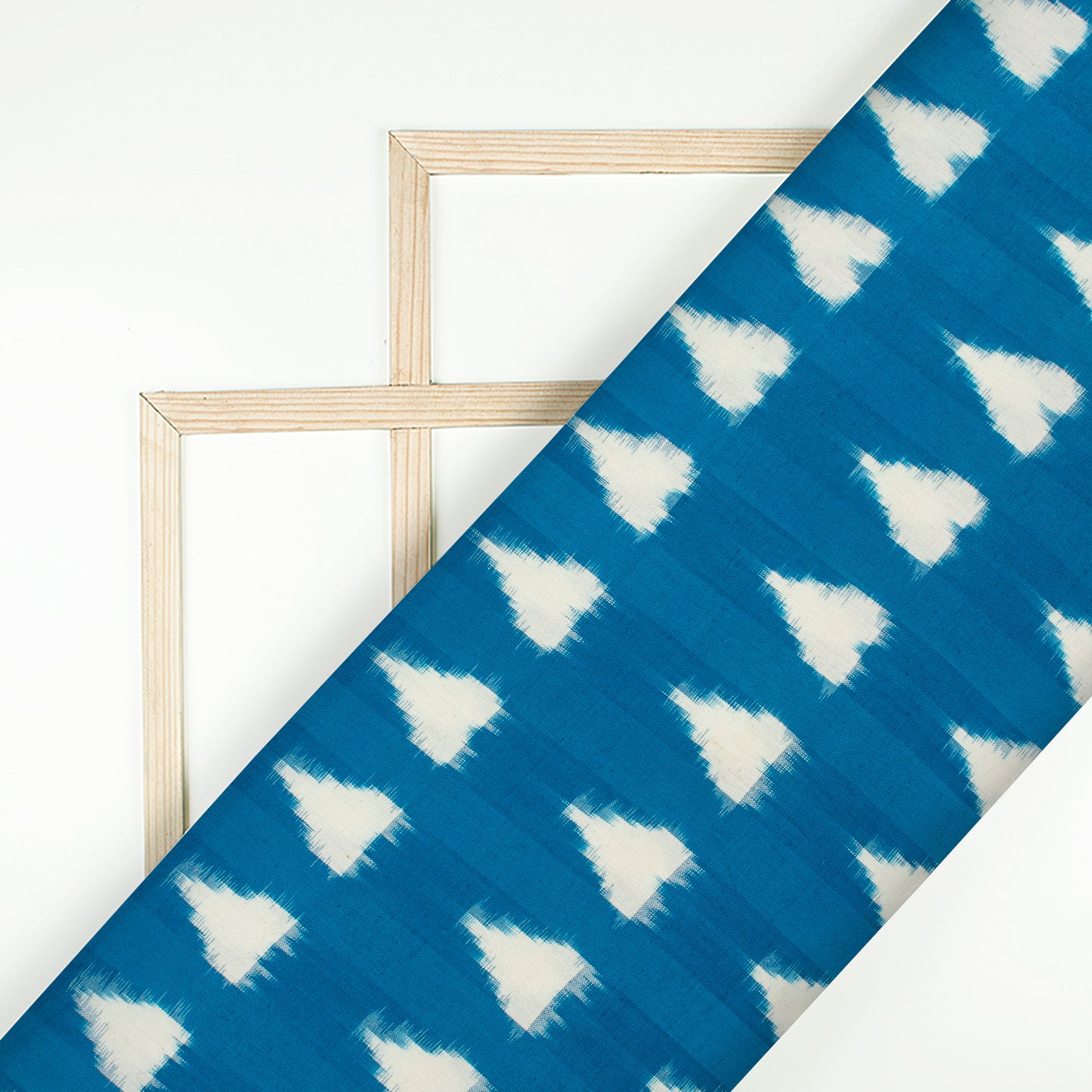 Pre-Washed Pochampally Double Ikat Cotton Fabric