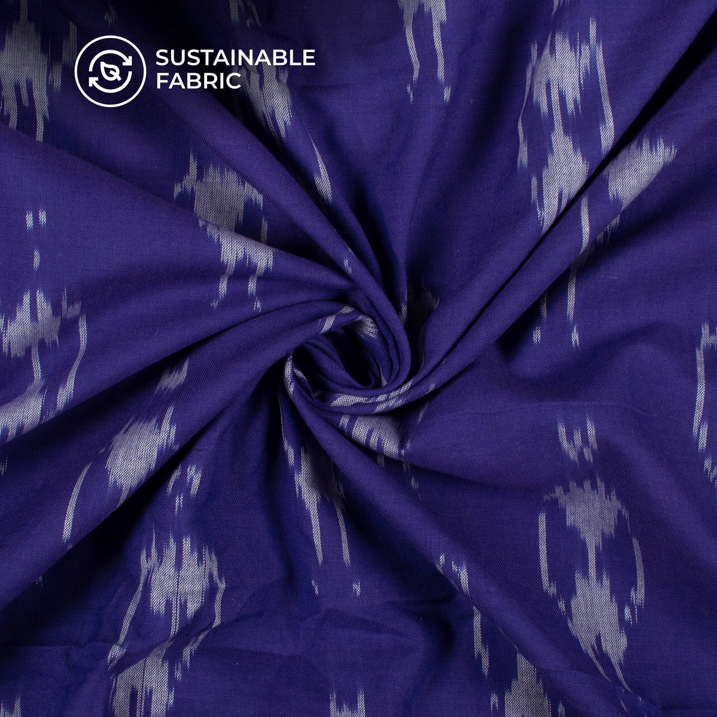 Pre-Washed Pochampally Ikat Weave Cotton Fabric