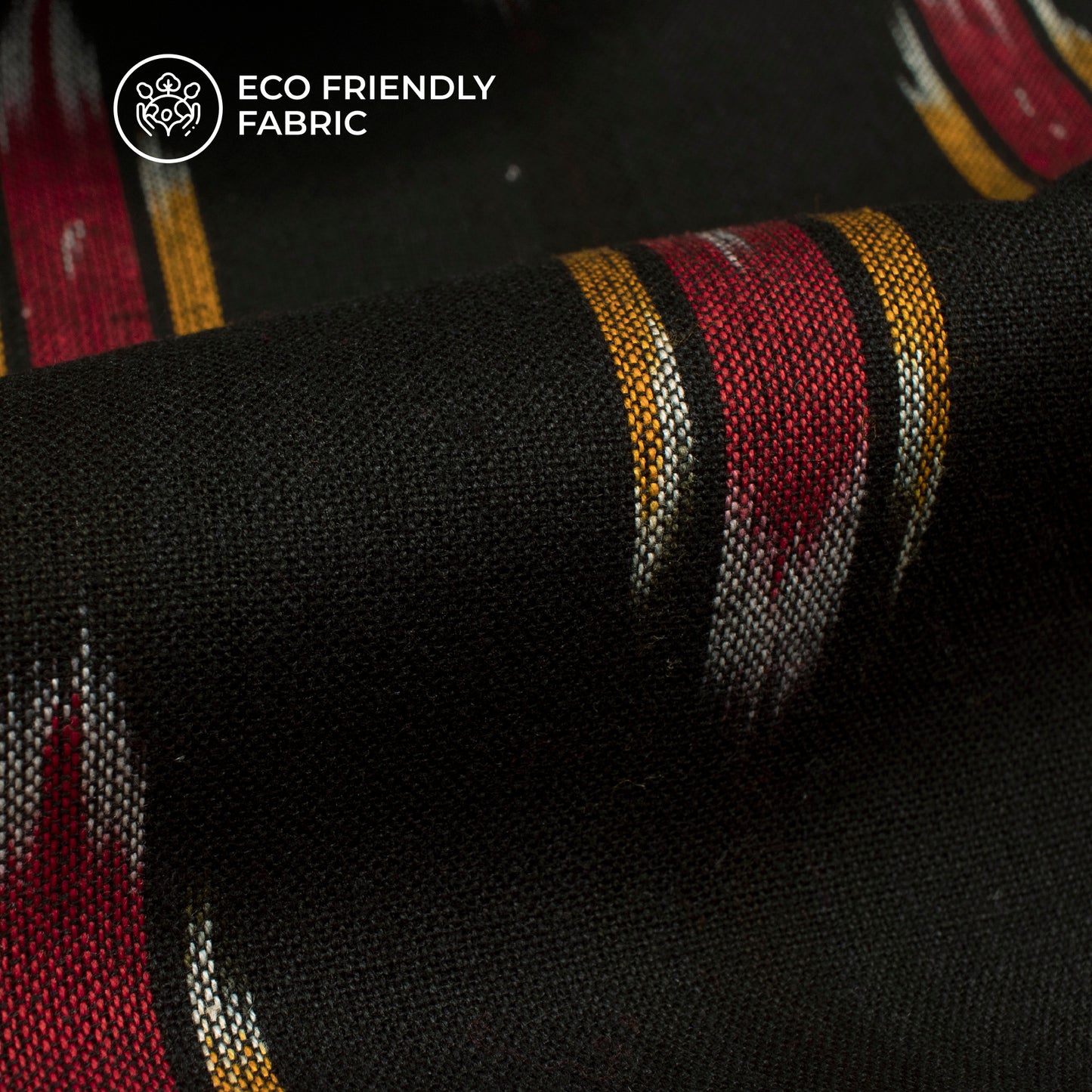 Pre-Washed Pochampally Ikat Weave Cotton Fabric