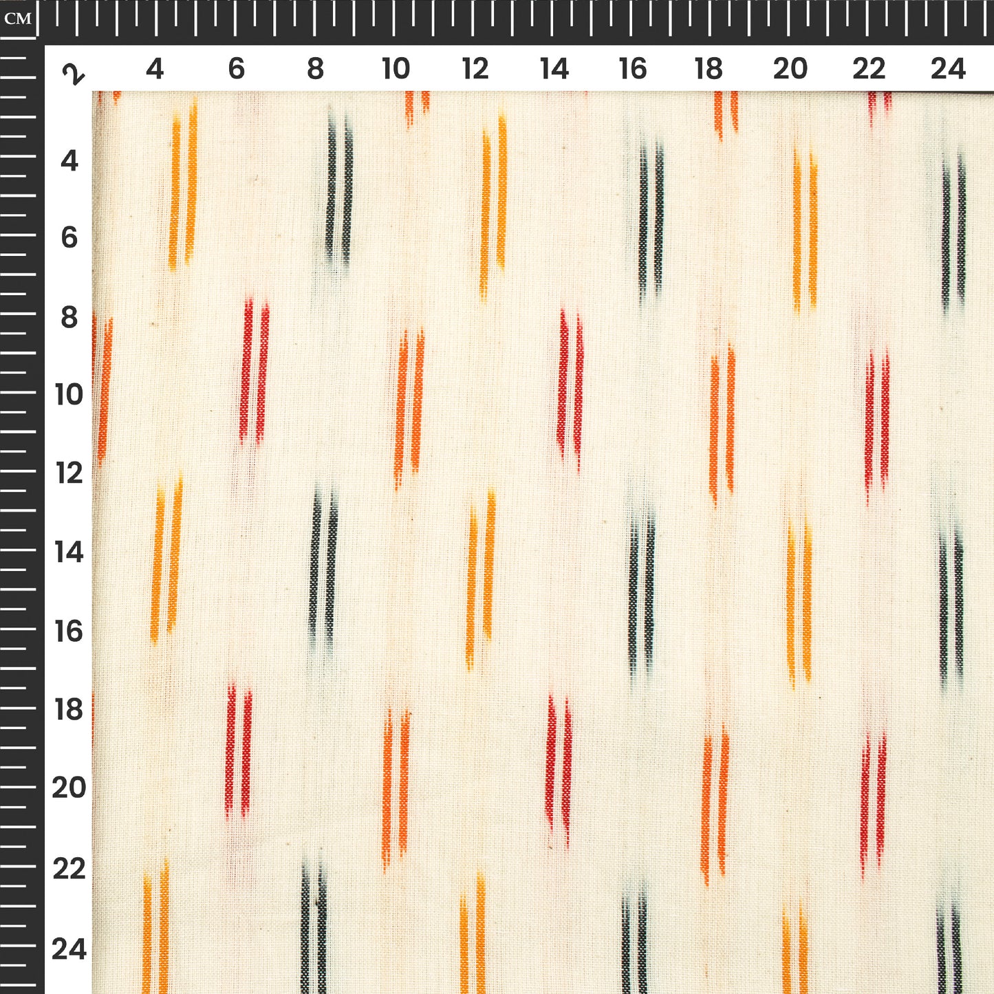 Pre-Washed Pochampally Ikat Weave Cotton Fabric