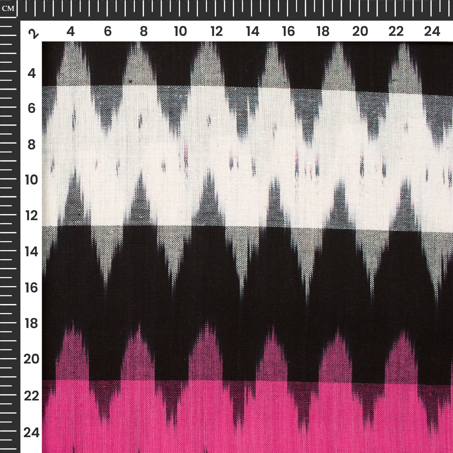 Pre-Washed Pochampally 3D Ikat Weave Cotton Fabric
