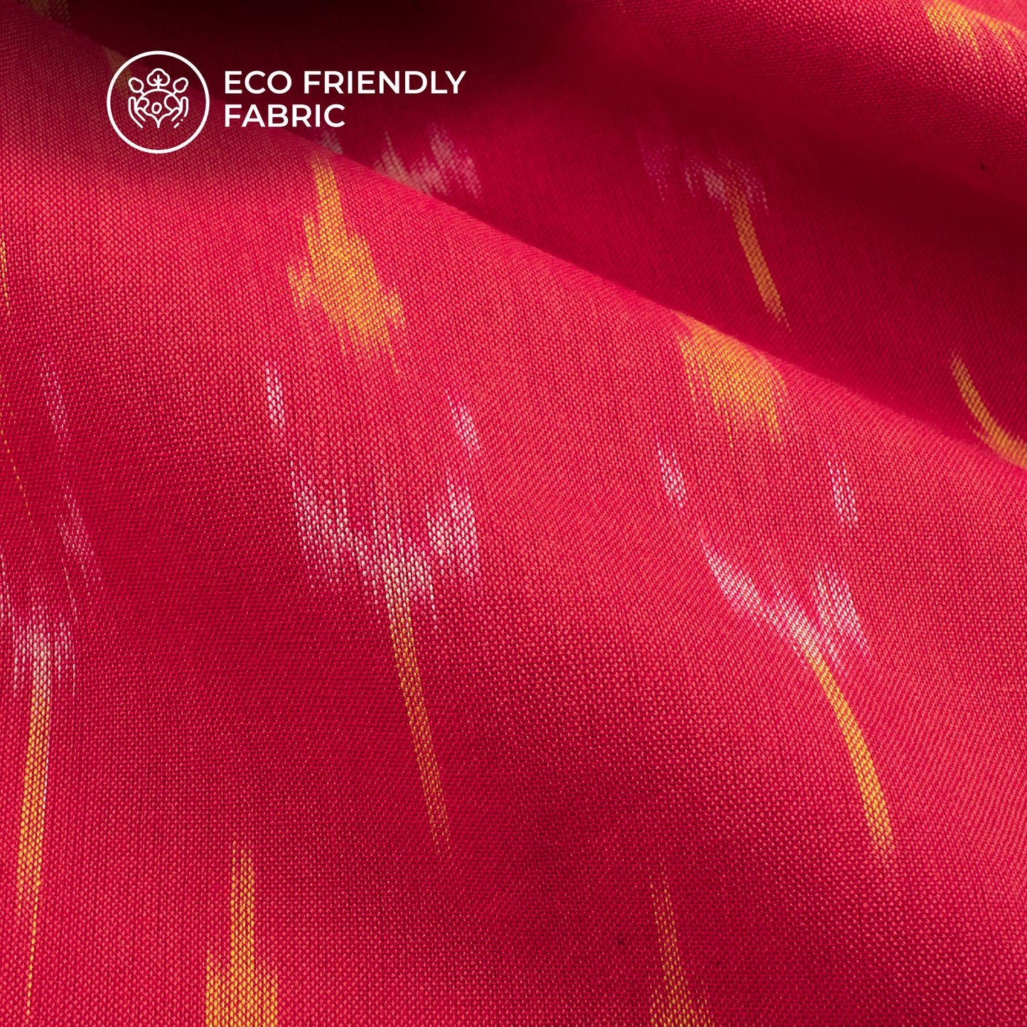 Pre-Washed Pochampally Ikat Weave Cotton Fabric