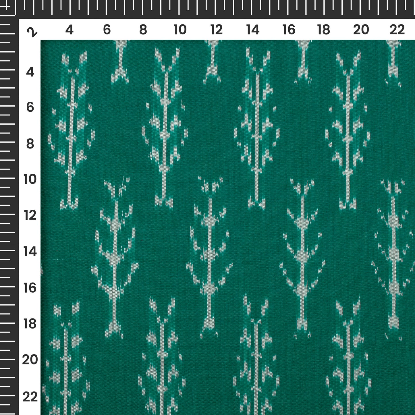 Pre-Washed Pochampally Mercerized Ikat Weave Cotton Fabric