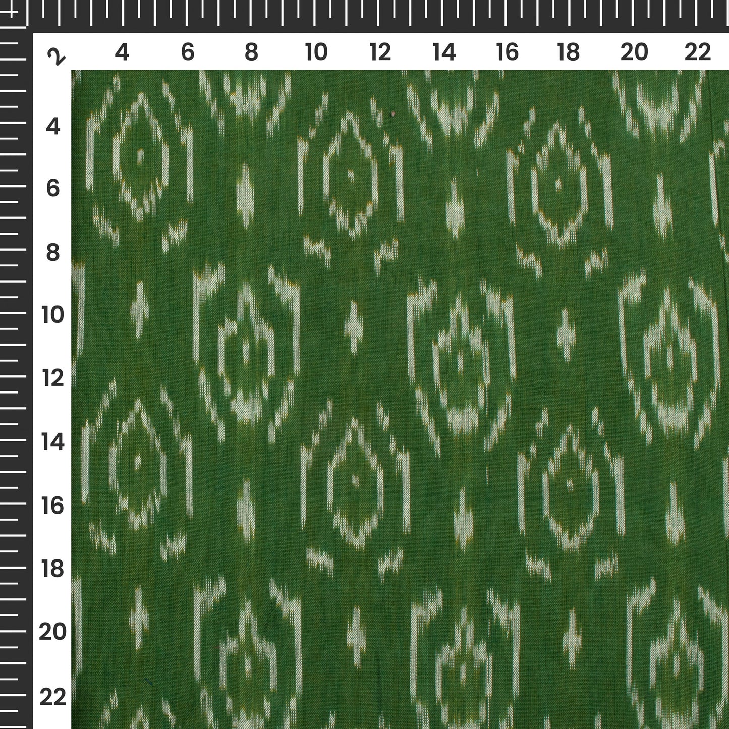 Pre-Washed Pochampally Mercerized Ikat Weave Cotton Fabric