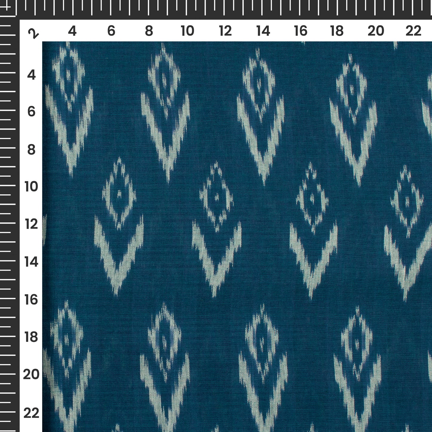 Pre-Washed Pochampally Mercerized Ikat Weave Cotton Fabric