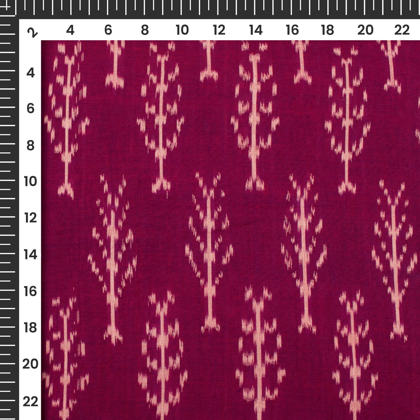 Pre-Washed Pochampally Mercerized Ikat Weave Cotton Fabric