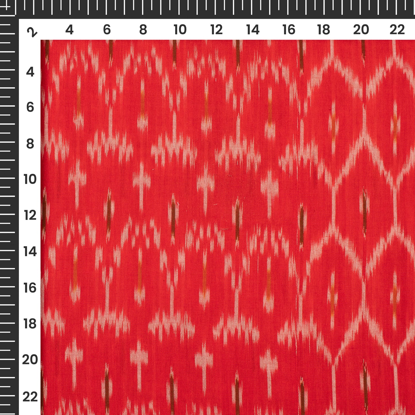 Pre-Washed Pochampally Mercerized Ikat Weave Cotton Fabric