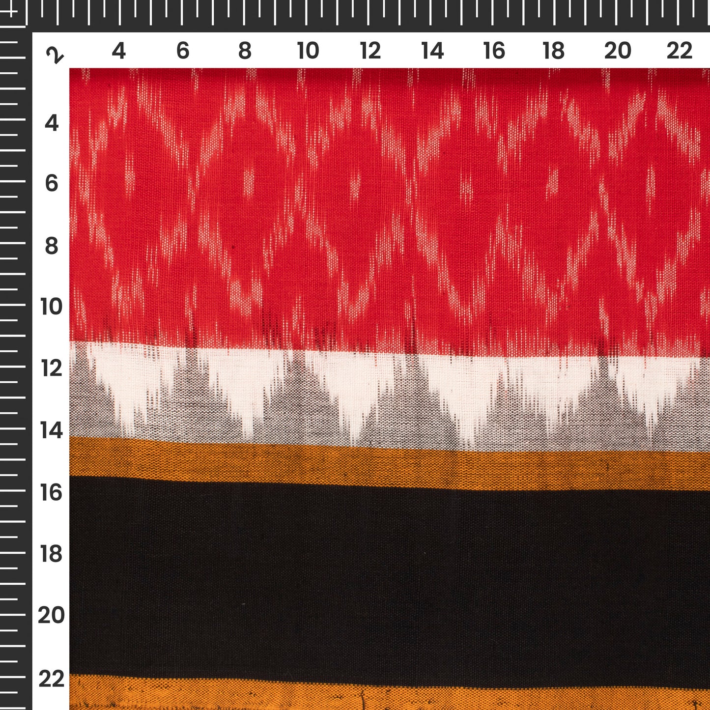 Pre-Washed Pochampally Ikat Weave Cotton Fabric
