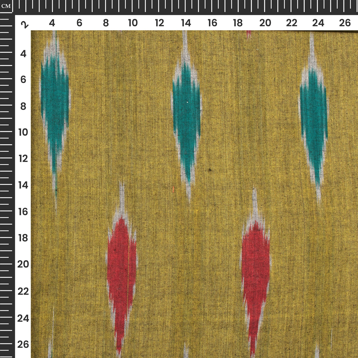 Pre-Washed Pochampally Ikat Weave Cotton Fabric