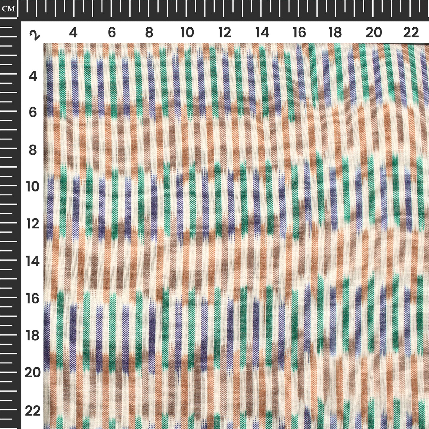 Pre-Washed Pochampally Ikat Weave Cotton Fabric