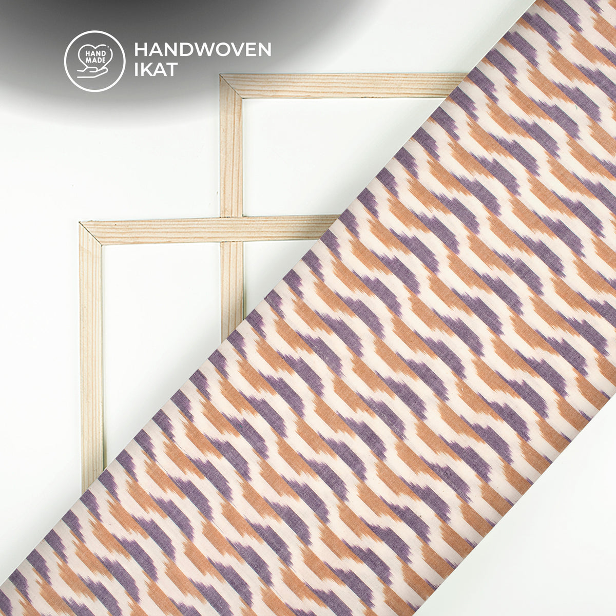 Pre-Washed Pochampally Ikat Weave Cotton Fabric