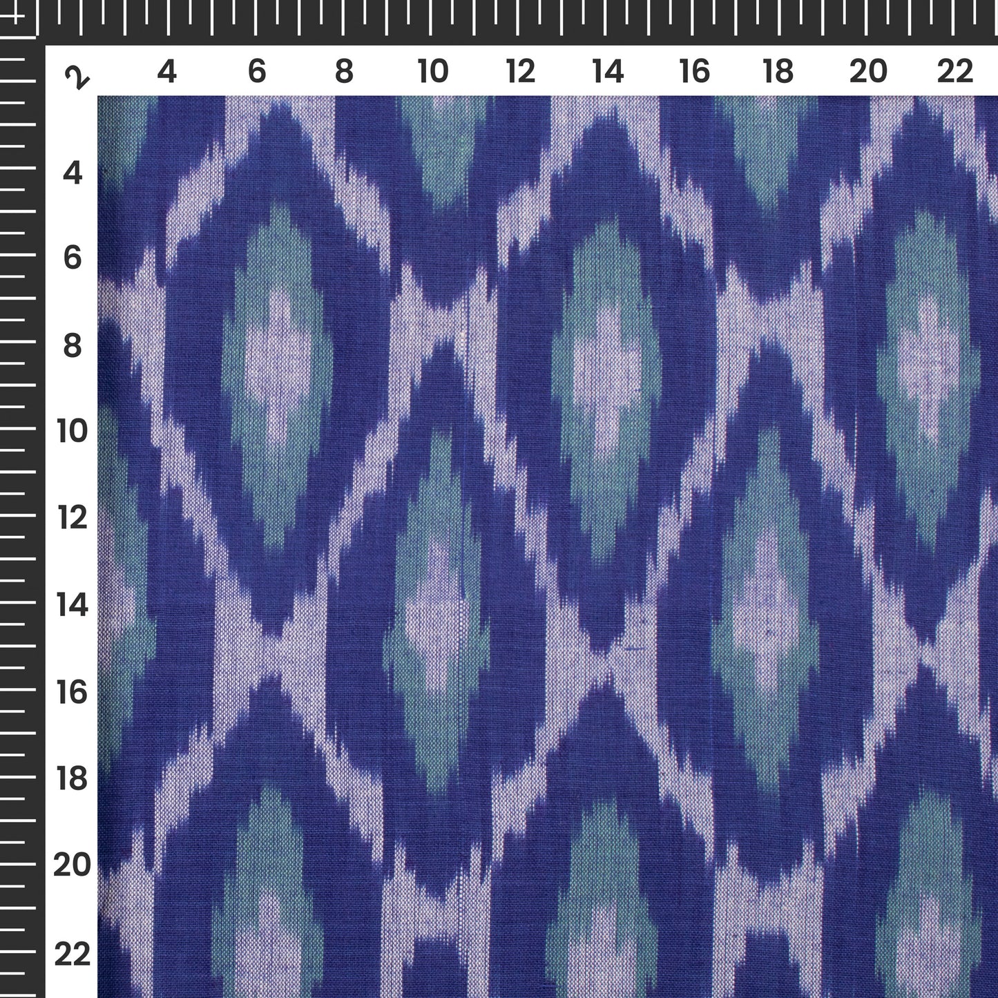 Pre-Washed Pochampally Ikat Weave Cotton Fabric