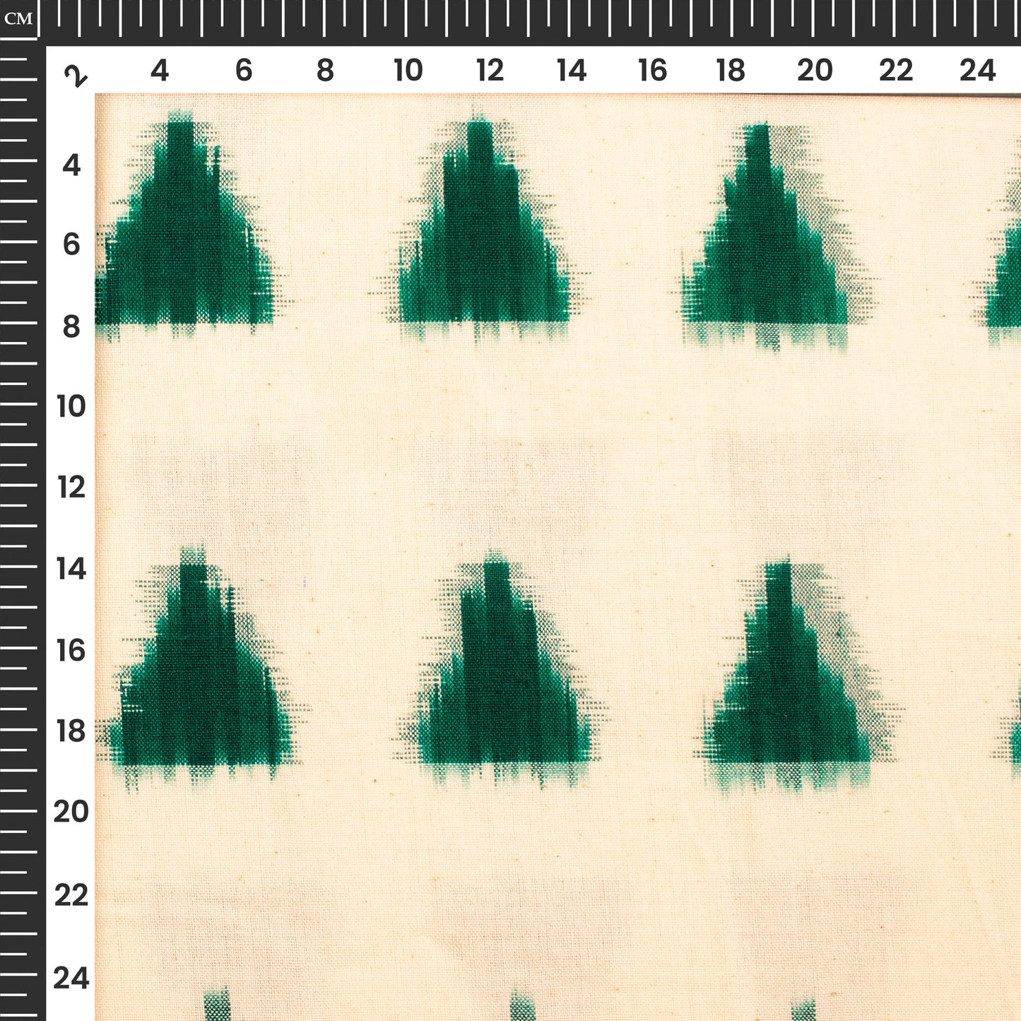 Pre-Washed Pochampally Weave Double Ikat Cotton Fabric