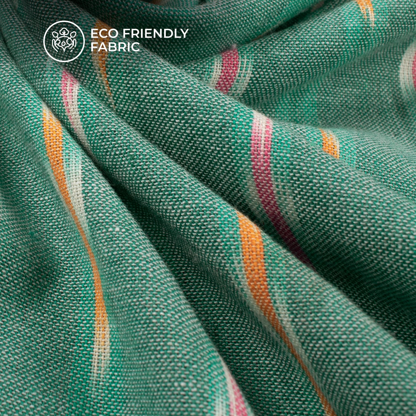 Pre-Washed Pochampally Ikat Weave Cotton Fabric