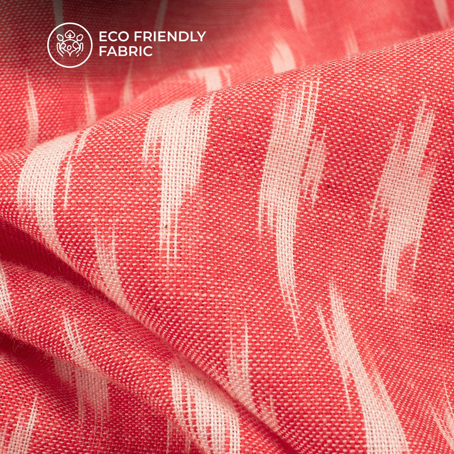 Pre-Washed Pochampally Ikat Weave Cotton Fabric