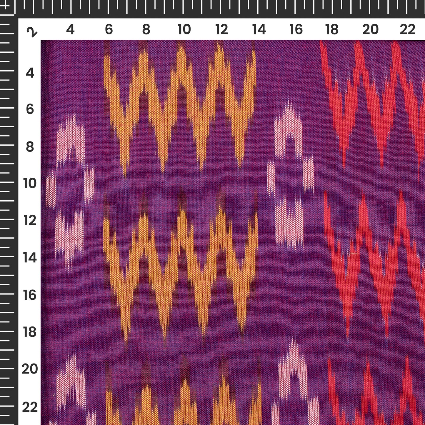 Pre-Washed Pochampally Ikat Weave Cotton Fabric