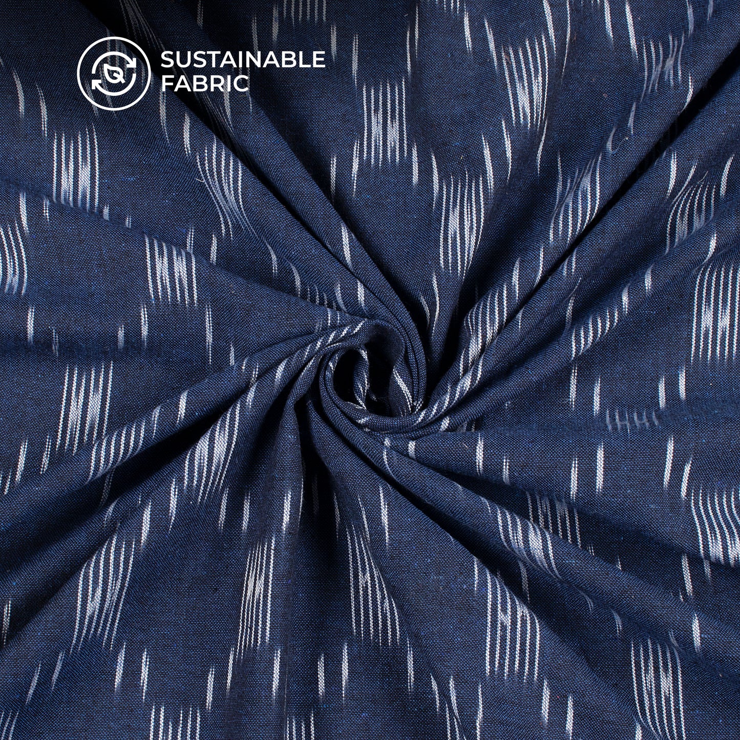 Pre-Washed Pochampally Ikat Weave Cotton Fabric