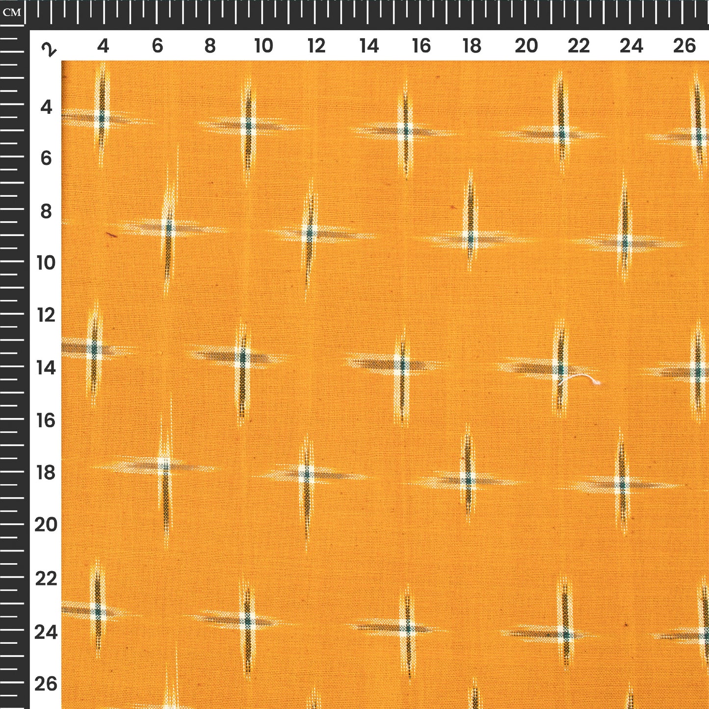 Pre-Washed Pochampally Double Ikat Weave Cotton Fabric