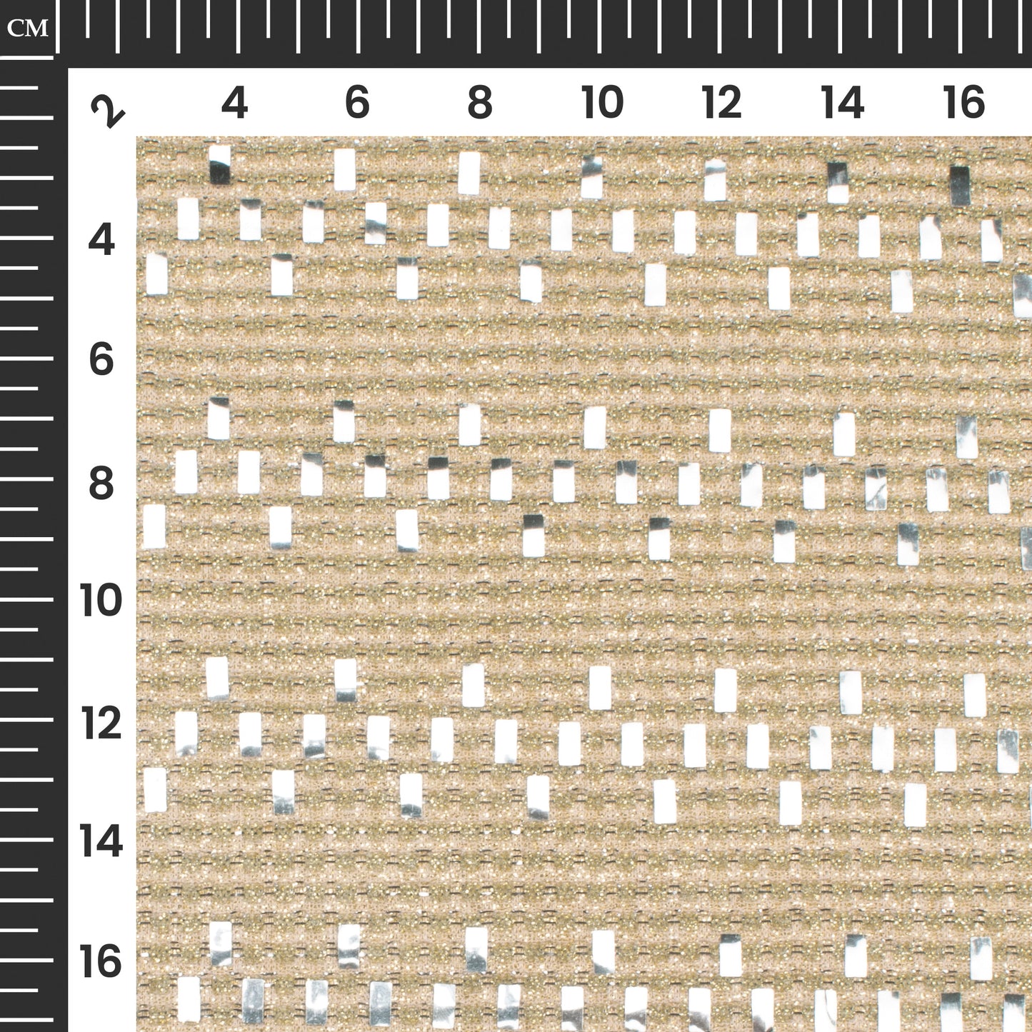Gorgeous Zari Work With Glitter On Imported Fabric