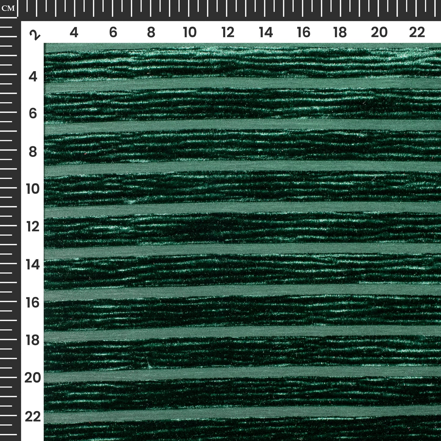 Beautiful Dark Stripes Luxurious Imported Velvet Fabric