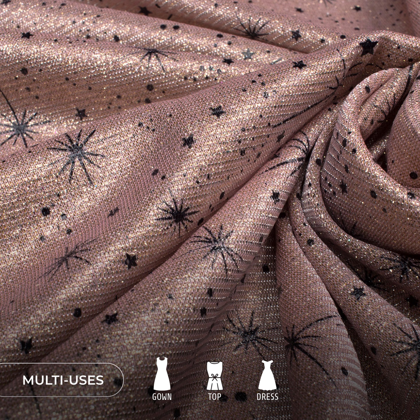 Sparkling Imported Fabric For Fashion and Party Wear Styles