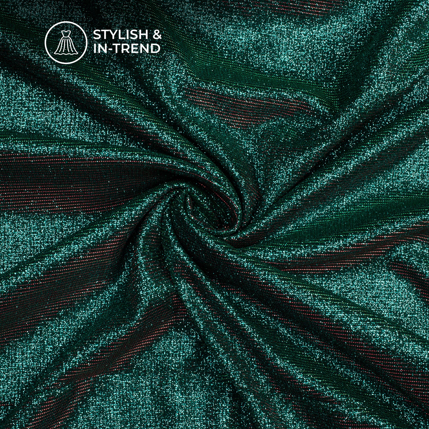 Premium Imported Sparkle Fabric - For Disco Events and DIY Outfit Creations