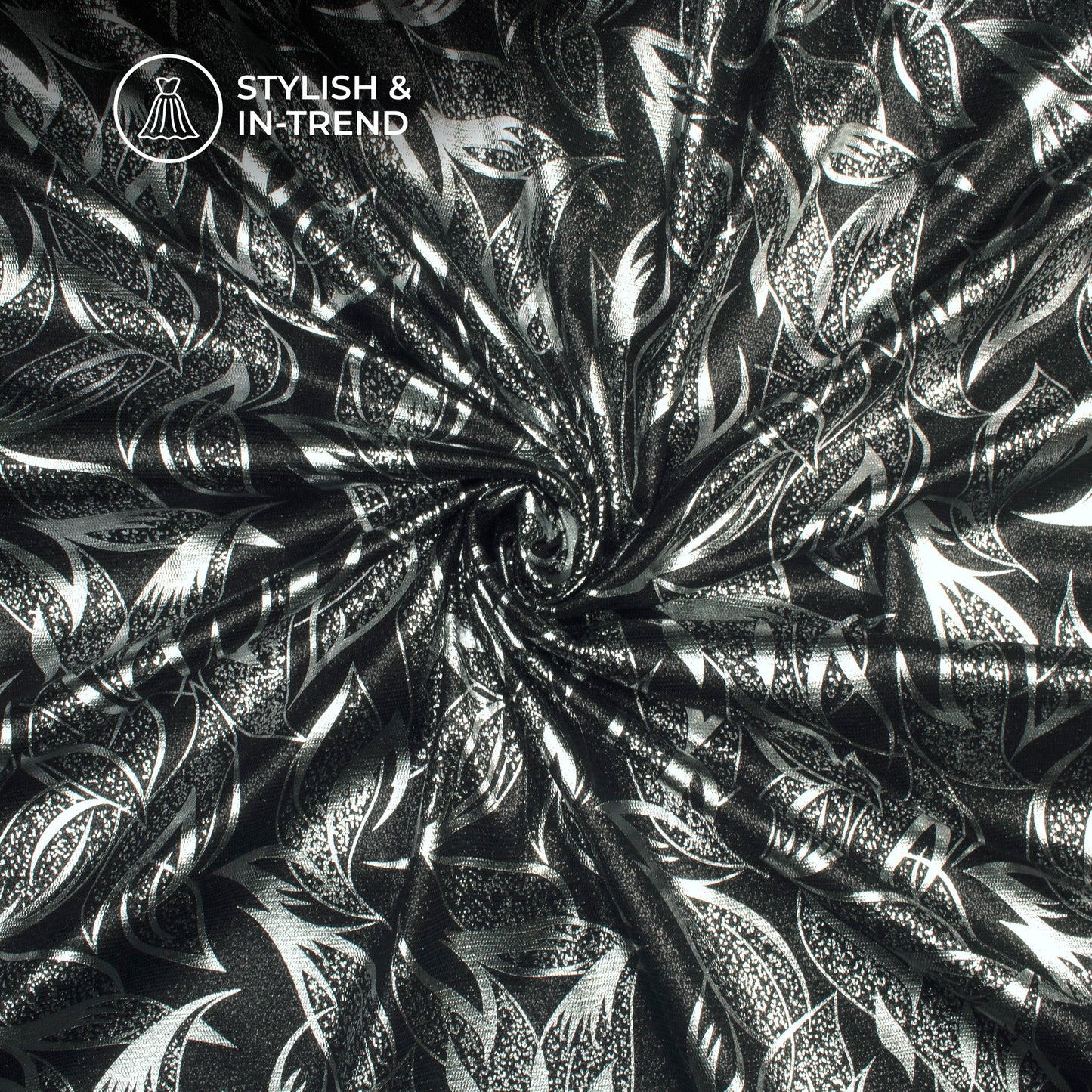 Luxury Imported Metallic Fabric - For Designer Garments & Studio Photography