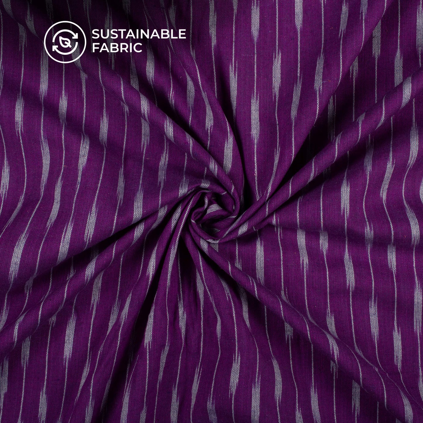Pre-Washed Pochampally Ikat Weave Cotton Fabric