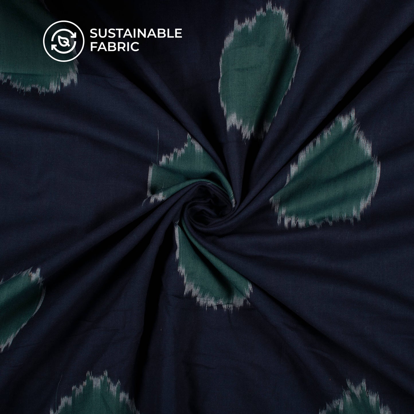 Pre-Washed Pochampally Ikat Weave Cotton Fabric