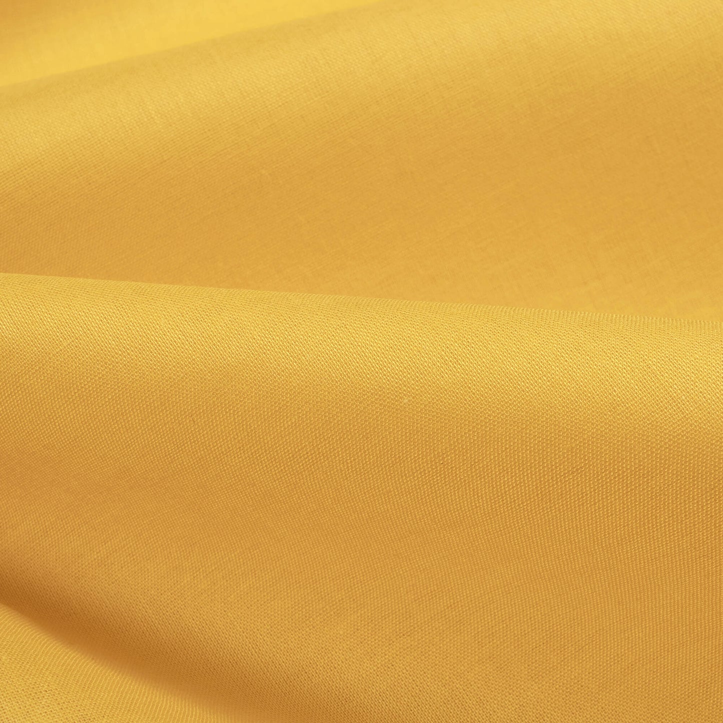 Mustard Yellow Plain Cotton Cambric Fabric