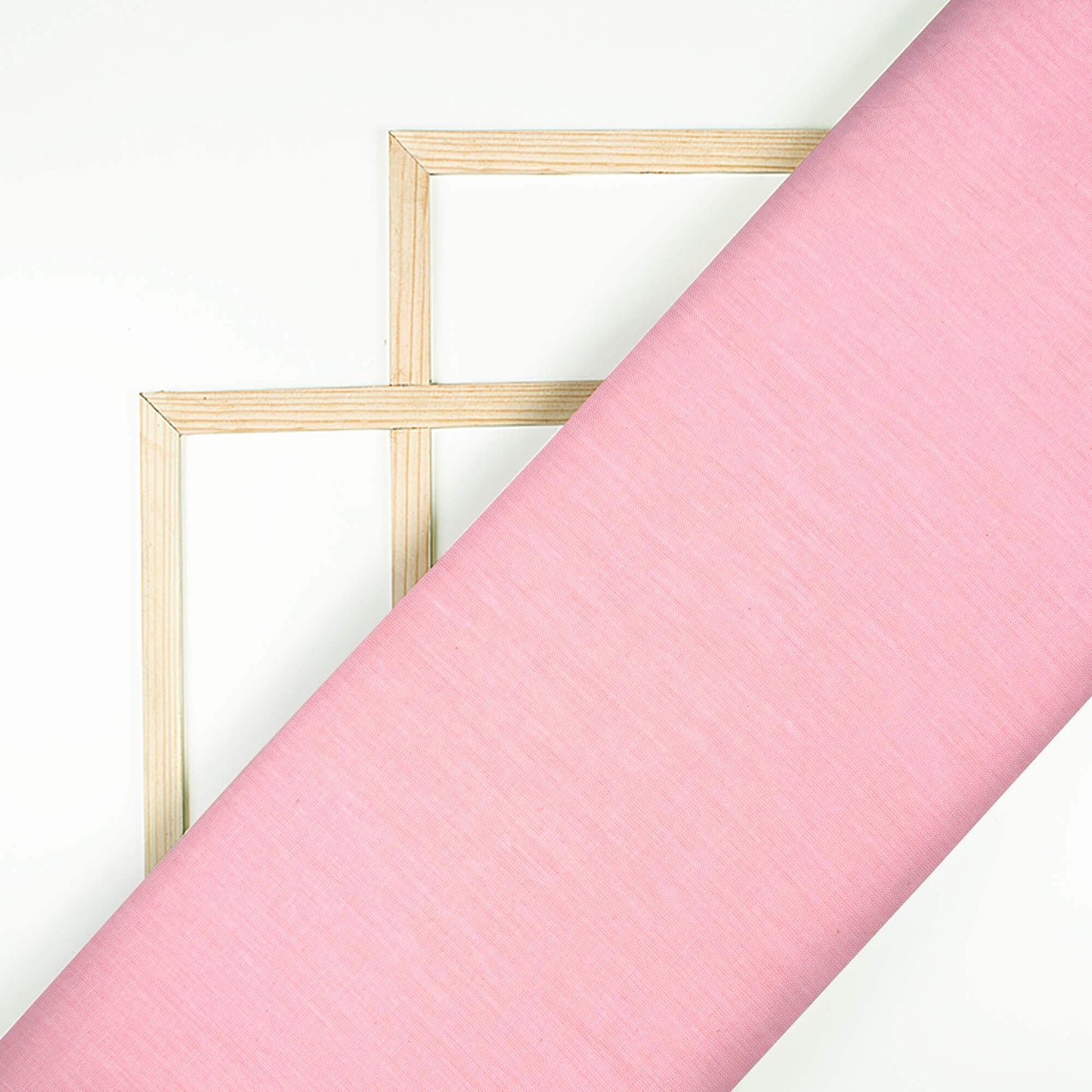 Careys Pink Plain Cotton Flex Fabric