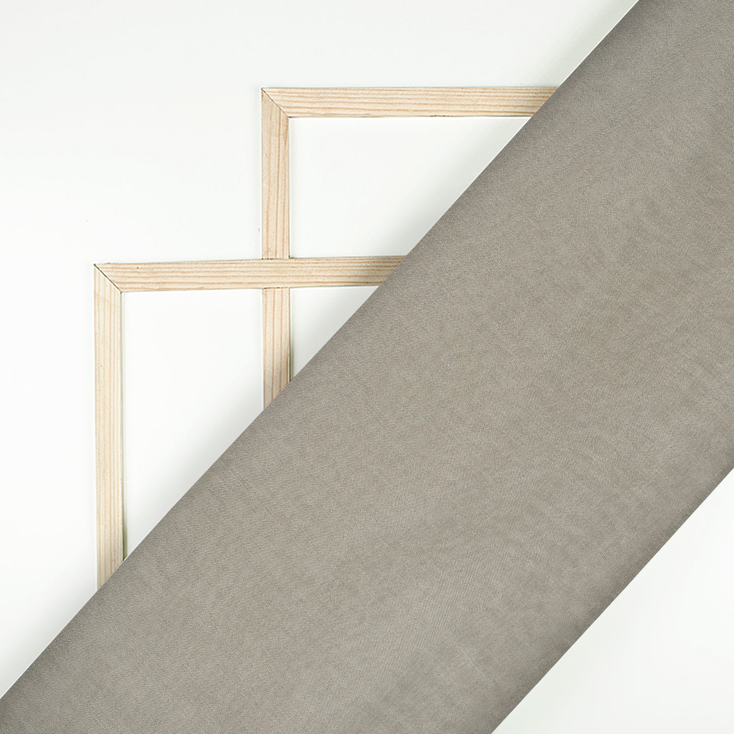 Grey Plain Pure Chinnon Chiffon Fabric