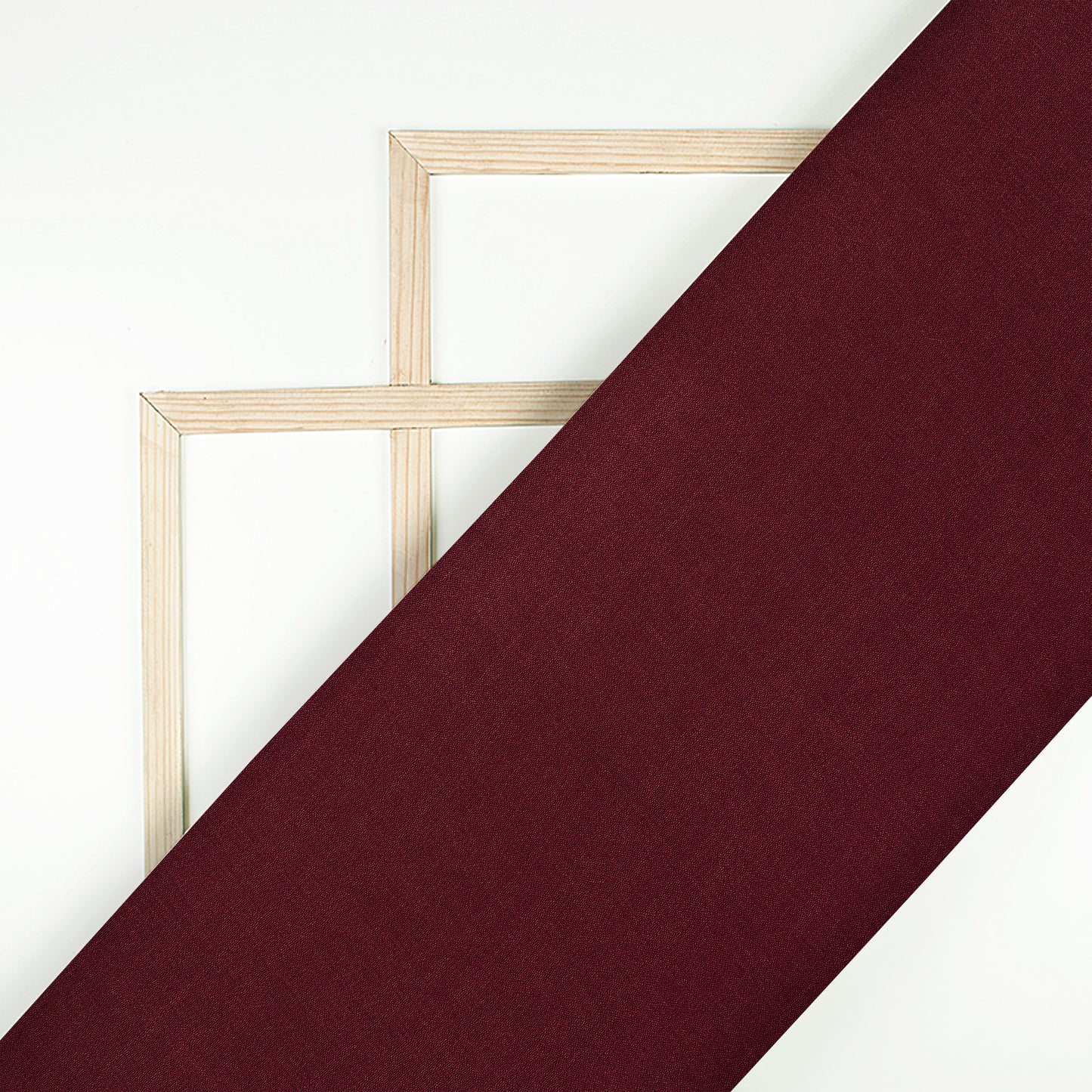 Maroon Plain Pure Chinnon Chiffon Fabric