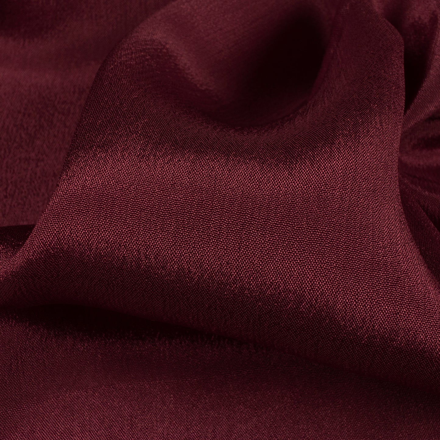 Maroon Plain Pure Chinnon Chiffon Fabric