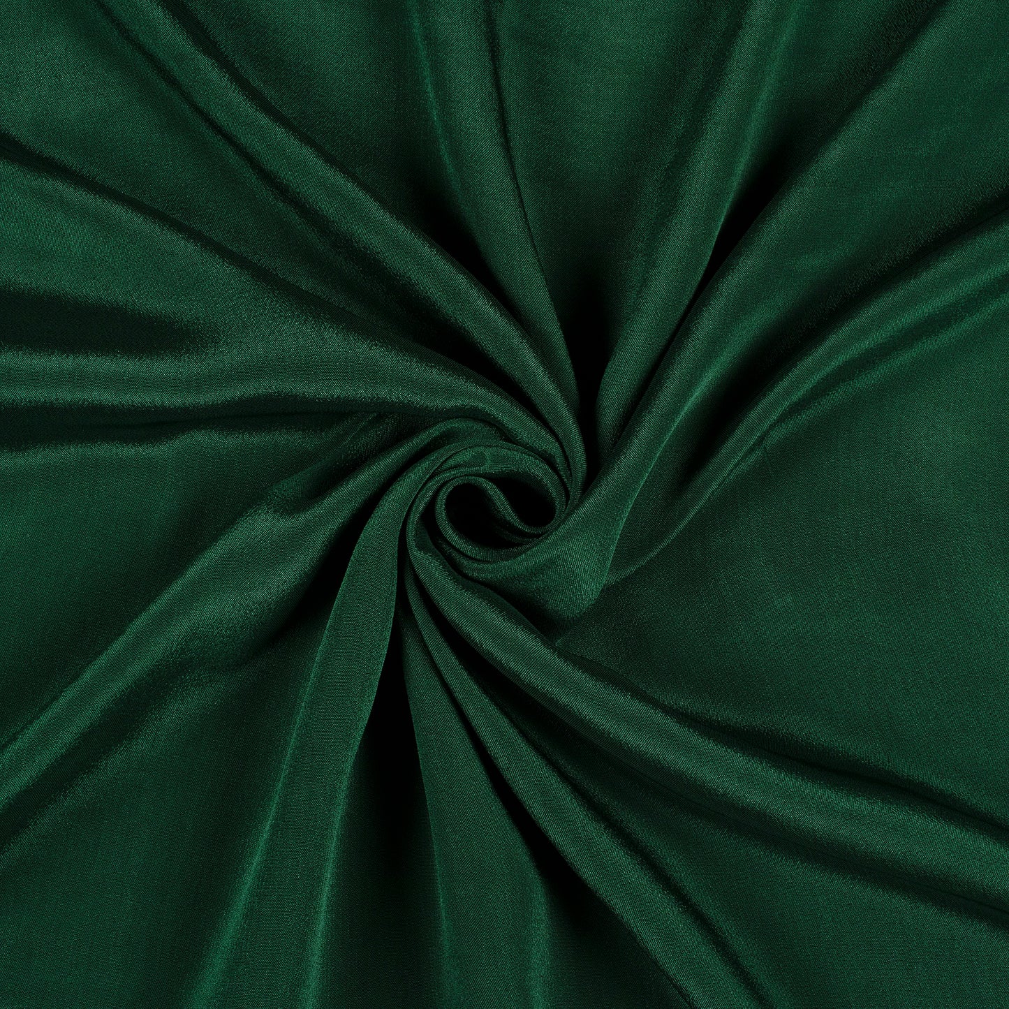 Dark Green Plain Pure Chinnon Chiffon Fabric