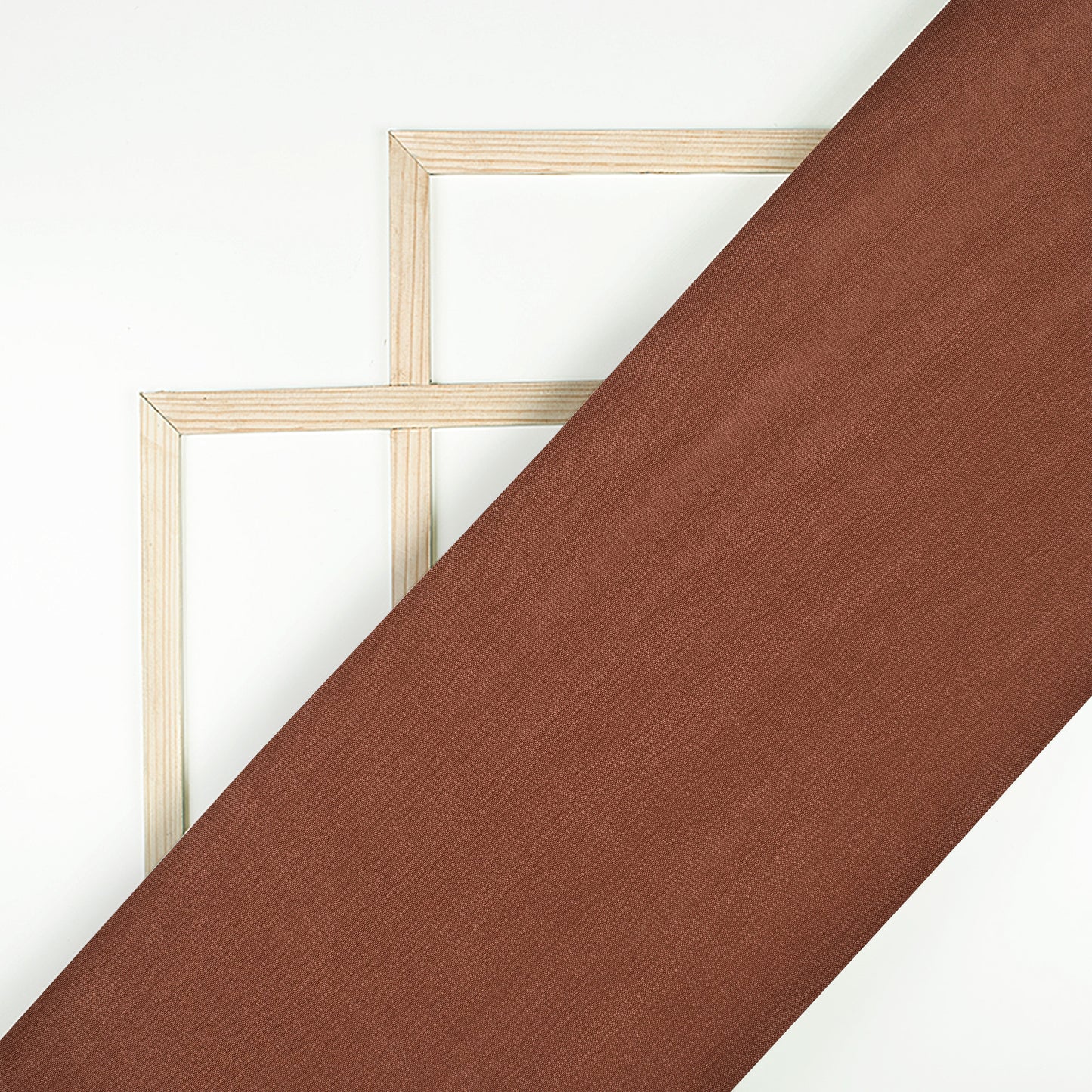 Brown Plain Pure Chinnon Chiffon Fabric
