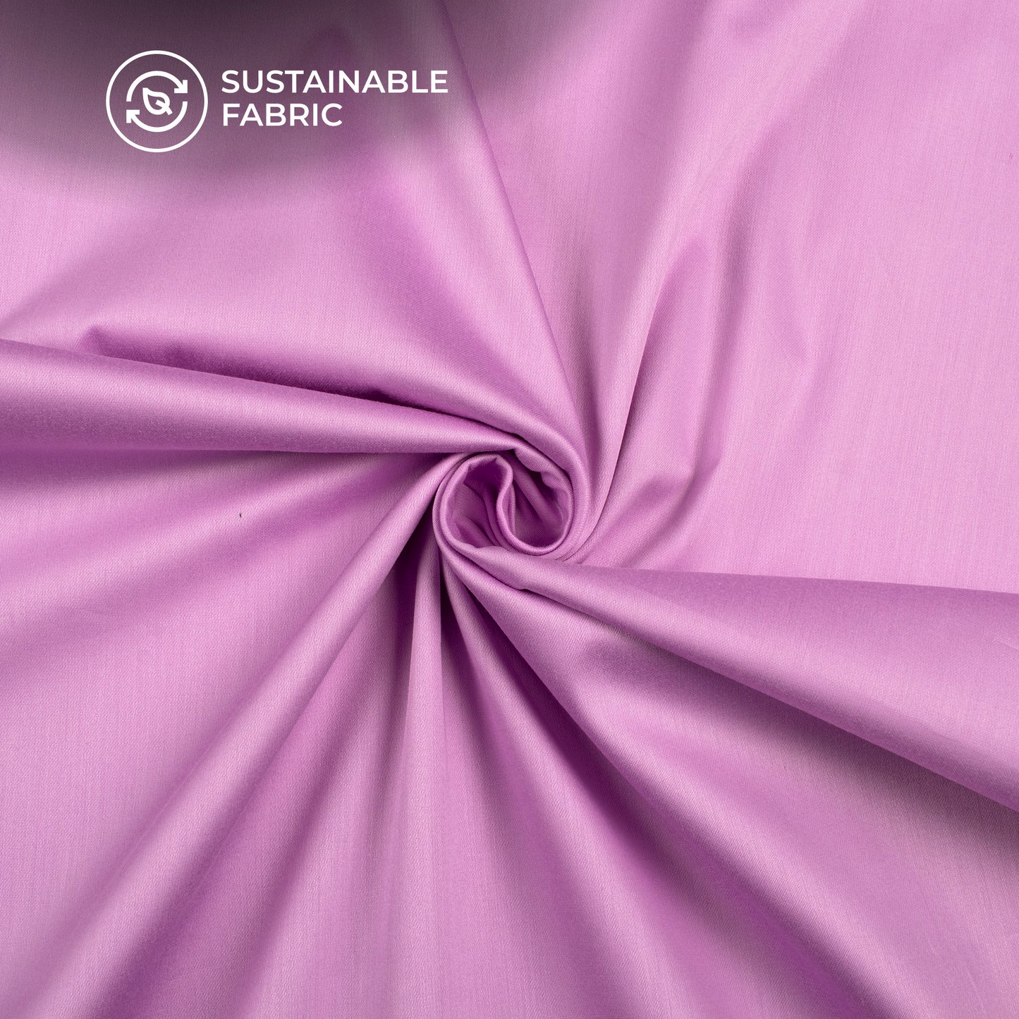 Baby Purple Plain Glazed Cotton Fabric