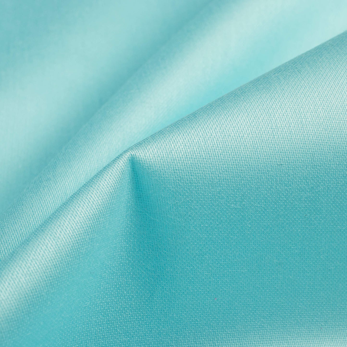 Baby Blue Plain Glazed Cotton Fabric