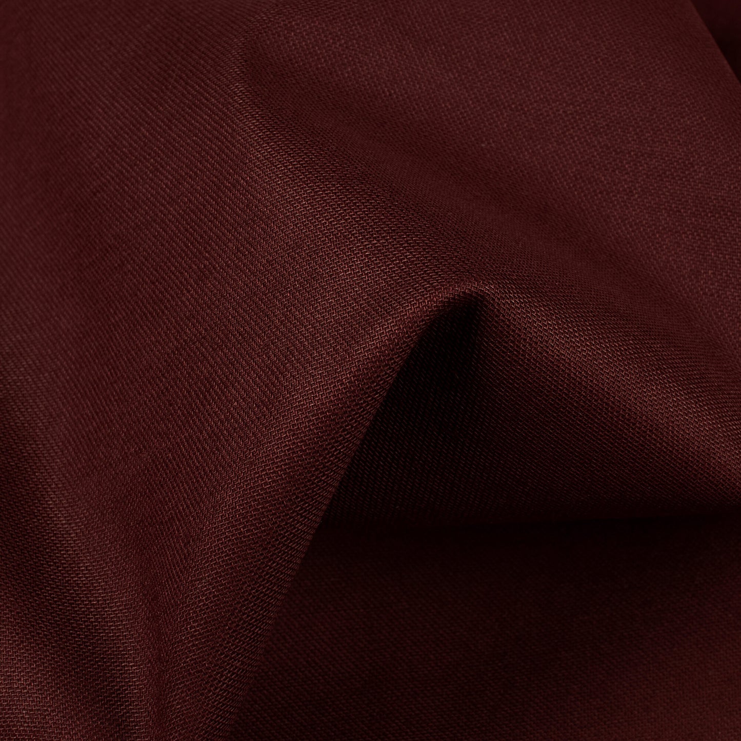 Hickory Brown Plain Glazed Cotton Fabric