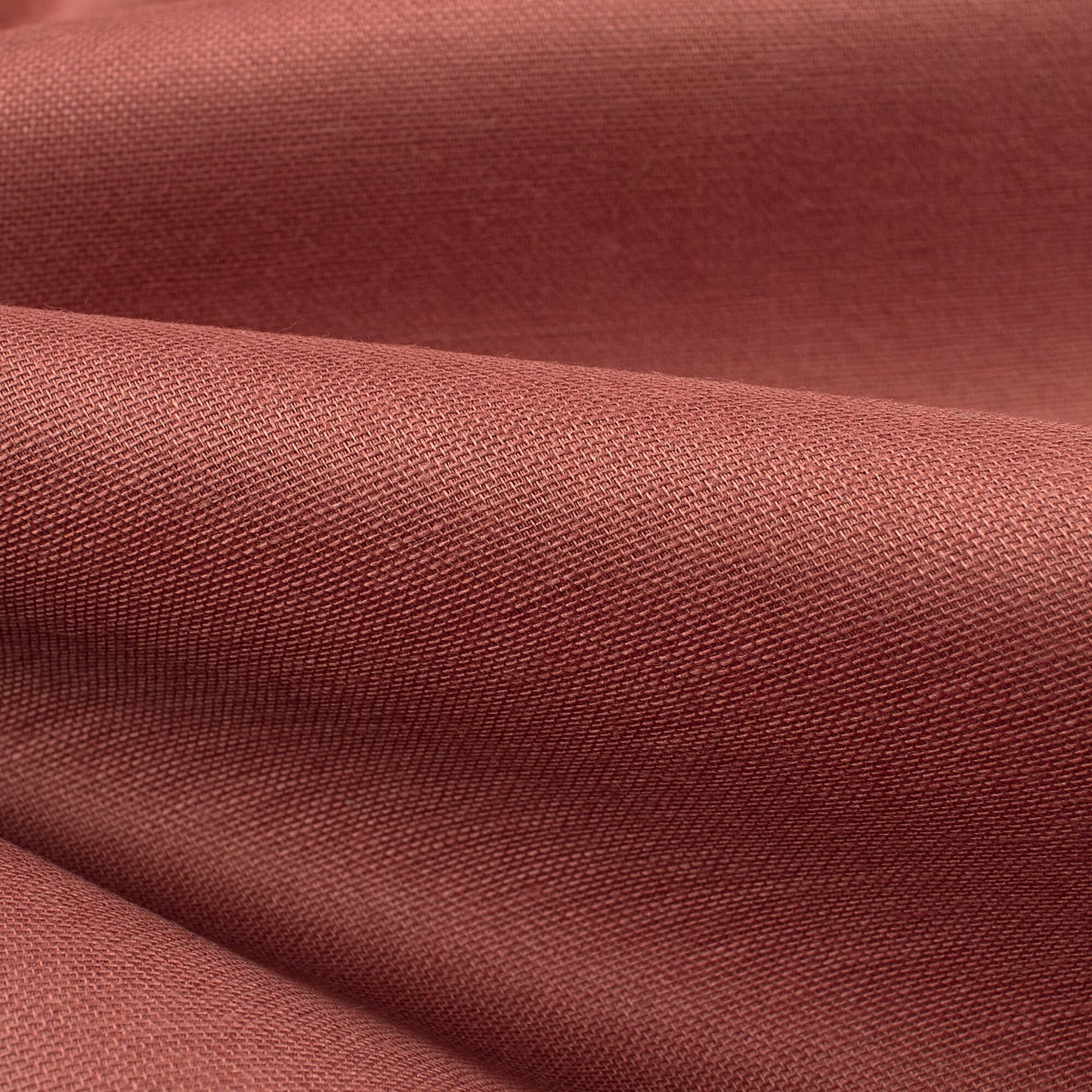 Coral Pink Plain Glazed Cotton Fabric