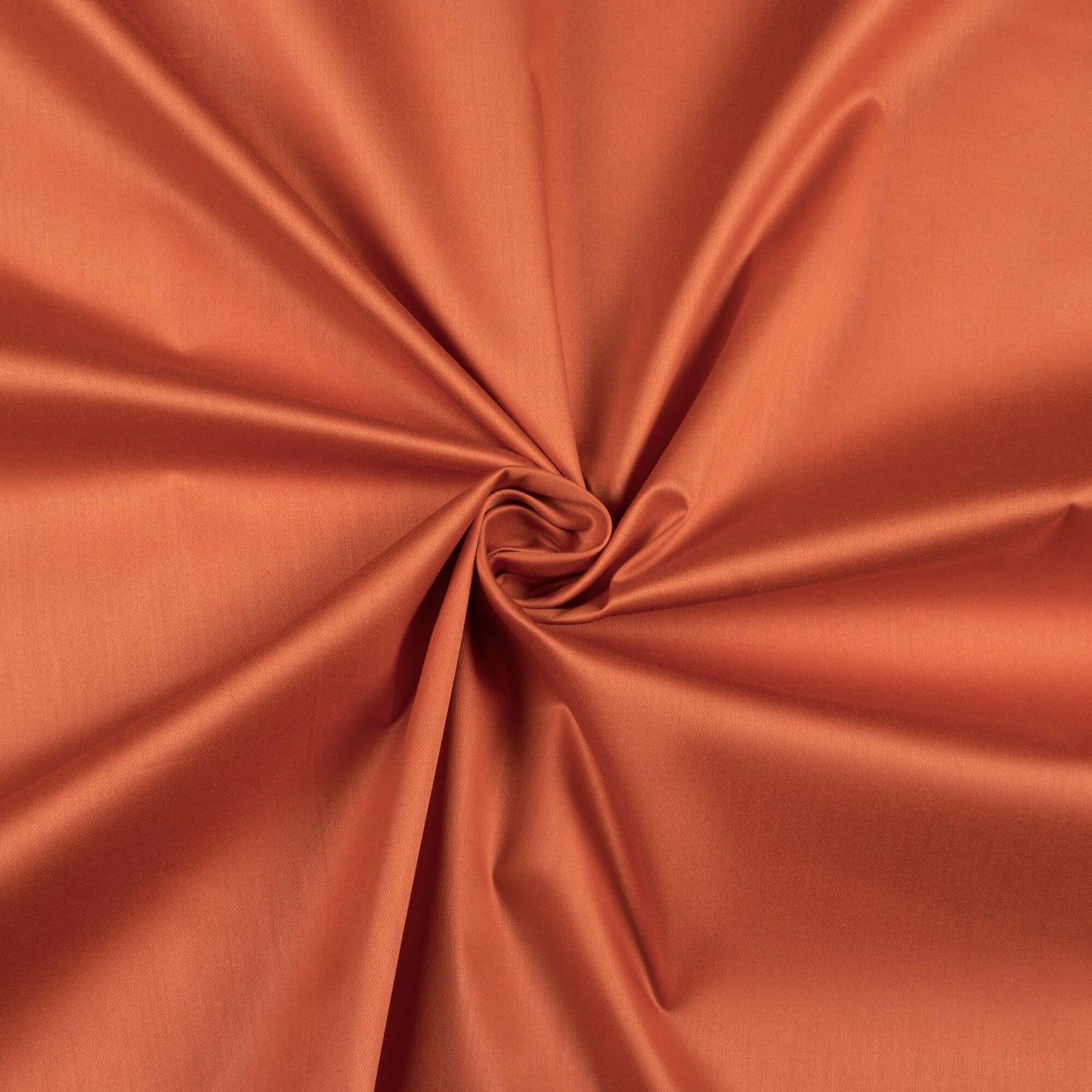 Salmon Orange Plain Glazed Cotton Fabric