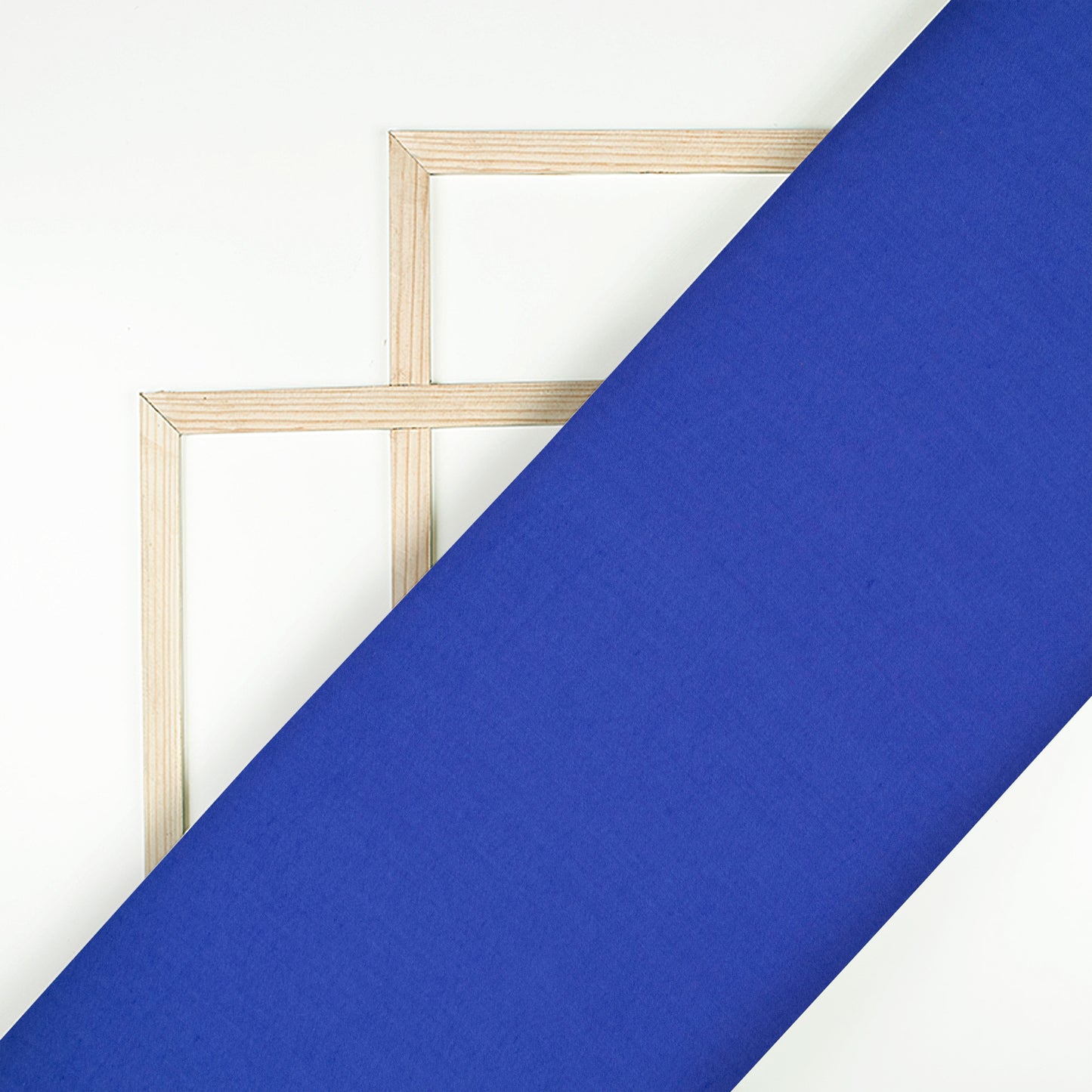 Midnight Blue Plain Poly Glazed Cotton Fabric