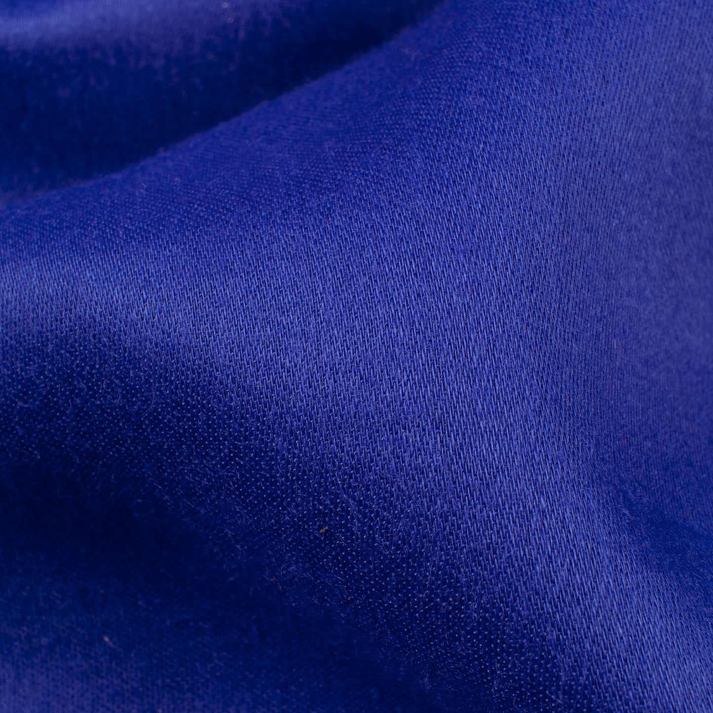 Midnight Blue Plain Poly Glazed Cotton Fabric