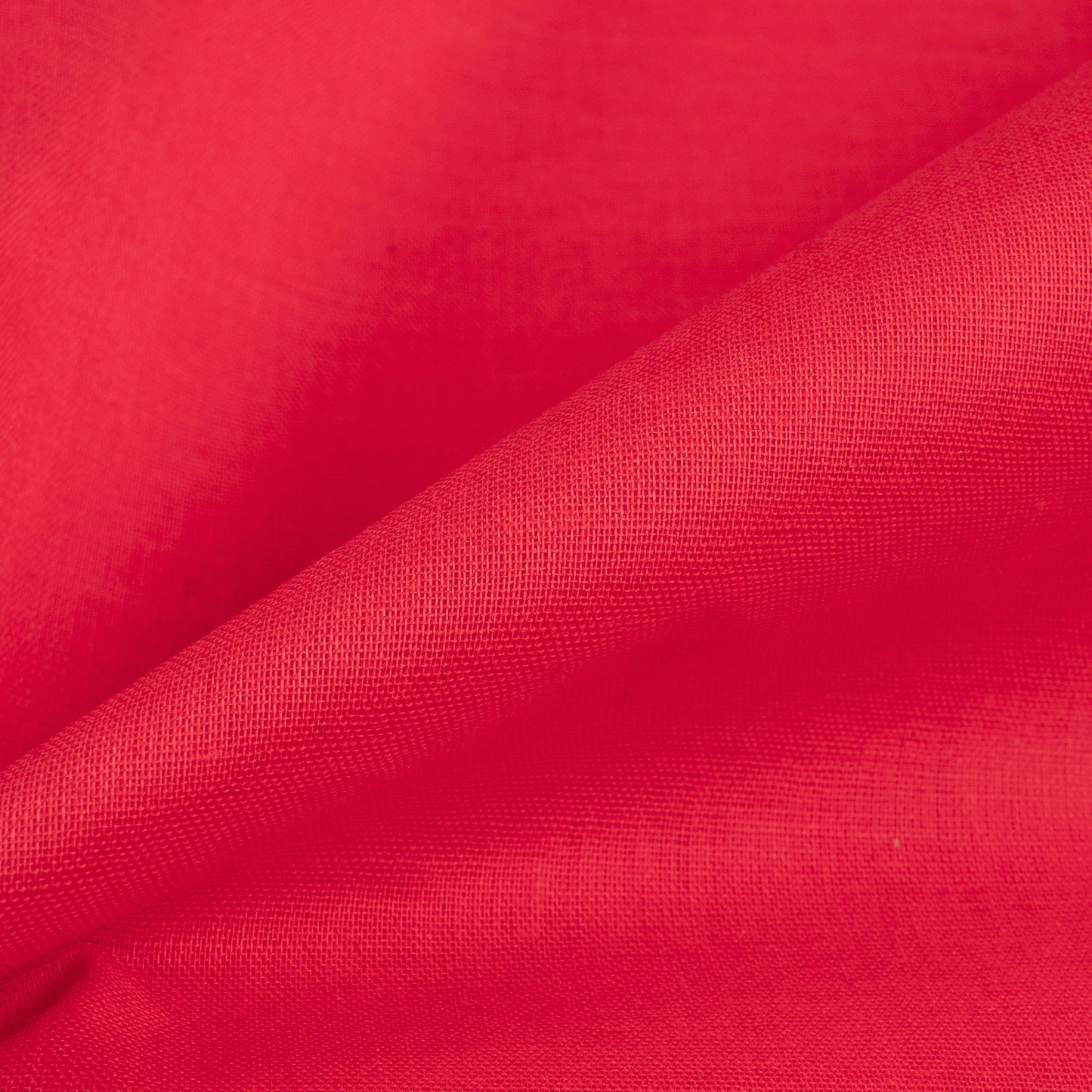 Bright Pink Plain Cotton Mulmul Fabric