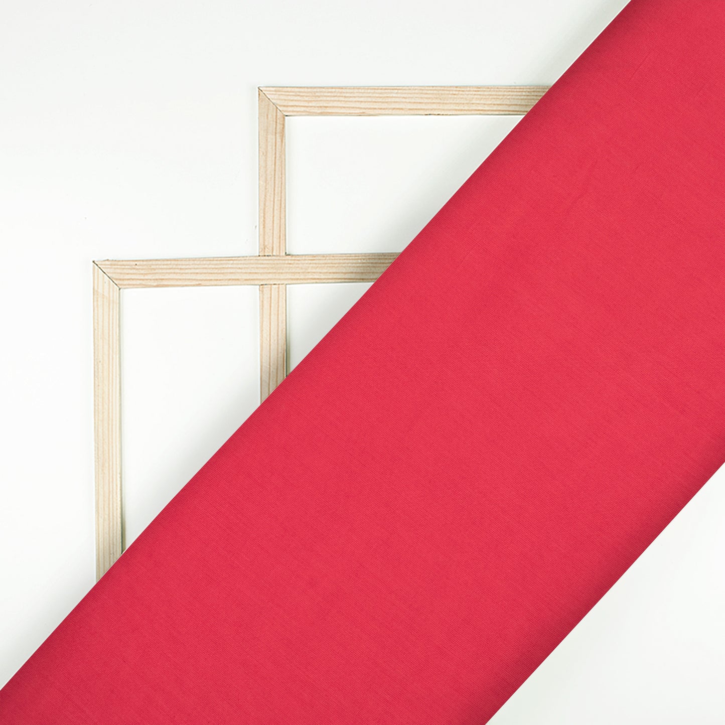 Bright Pink Plain Cotton Mulmul Fabric